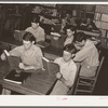 Students in vocational agricultural class. High school, San Augustine, Texas