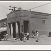 Bank corner on main street. San Augustine, Texas