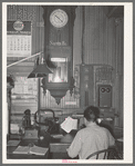 Office of train dispatcher and Western Union. San Augustine Texas