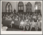 Congregation at church. San Augustine, Texas