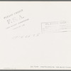 Setting type by hand. Newspaper office. San Augustine, Texas