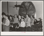 Choir in church. San Augustine, Texas