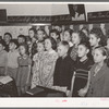 Schoolchildren singing. San Augustine, Texas