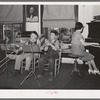 Music lesson. Grade school, San Augustine, Texas