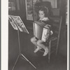 Young accordian player. Grade school, San Augustine, Texas