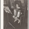 Young accordian player. Grade school, San Augustine, Texas