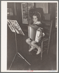 Young accordian player. Grade school, San Augustine, Texas