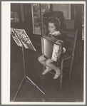 Young accordian player. Grade school, San Augustine, Texas