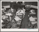 Schoolroom in grade school. San Augustine, Texas