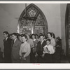 Choir in church. San Augustine, Texas