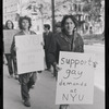 New York University Weinstein Hall demonstration