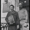 Jonathan Katz and Buffy Dunker at Oscar Wilde Memorial Bookshop