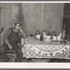 Mexican beet worker in his home near East Grand Forks, Minnesota