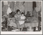 Mother and baby of beet worker's family near East Grand Forks, Minnesota