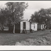 Shacks occupied by Mexican beet workers.  Near Fisher, Minnesota