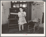 Daughter of Nels Birkeland. Near Williston, North Dakota