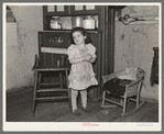 Daughter of Nels Birkeland. Near Williston, North Dakota