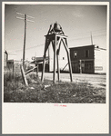Bell tower, Des Lacs, North Dakota