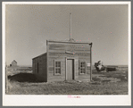 Old justice court and U.S. Commissioners court in Dagmar, Sheridan County, Montana