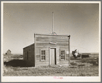 Old justice court and U.S. Commissioners Court in Dagmar, Sheridan County, Montana