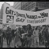 Gay Contingent, Vietnam War protest march, New York, November 6, 1971