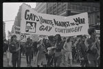 Gay Contingent, Vietnam War protest march, New York, November 6, 1971