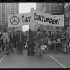 Gay Contingent, Vietnam War protest march, New York, November 6, 1971