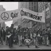 Gay Contingent, Vietnam War protest march, New York, November 6, 1971
