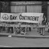 Gay Contingent, Vietnam War protest march, New York, November 6, 1971