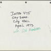 Intro 475 demonstration at City Hall, New York City, 1973 April: contact sheet 1