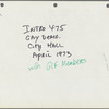 Intro 475 demonstration at City Hall, New York City, 1973 April