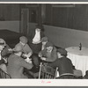 Card game in Plentywood saloon, Montana