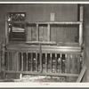 Counter of main mining office at old town of Two Bit Creek, near Deadwood, South Dakota