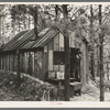 Shack of old gold prospector. Two Bit Creek, near Deadwood, South Dakota