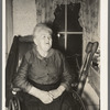 Mrs. Christine Berg, former boardinghouse keeper in early days of Deadwood, South Dakota, near where she now lives