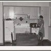 Kitchen in one-room apartment, Greenbelt, Maryland