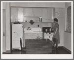 Kitchen in one-room apartment, Greenbelt, Maryland