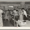 Southeast Missouri Farms. Corner of cooperative store on opening day. La Forge project, Missouri