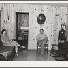 Southeast Missouri Farms. Client and wife in living room of new home on La Forge project, Missouri