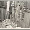 Southeast Missouri Farms. Part of attic bedroom, sharecropper's shack. La Forge project, Missouri