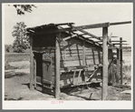 Shed used by former sharecropper, Southeast Missouri Farms