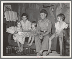 Family on relief living in Tin Town, Caruthersville, Missouri