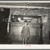 Interior of house of family living in Tin Town, Caruthersville, Missouri