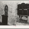 Old oven and shrine in old plantation house near New Orleans, Louisiana