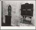 Old oven and shrine in old plantation house near New Orleans, Louisiana