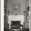 Fireplace and mantle in old plantation house near New Orleans, Louisiana