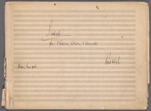 Sextett: für 2 Violinen, 2 Violen, 2 Violoncelli