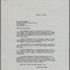 Letter regarding Jerome Robbins's research for Fiddler on the Roof