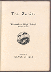 Weehawken High School yearbook, signed by Jerome Robbins (Jerry Rabinowitz) and others