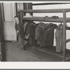 Coat rack in hall. Grade school, San Augustine, Texas